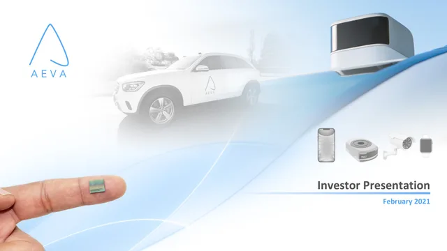 Aeva — Cover Slide investment banking deck cover