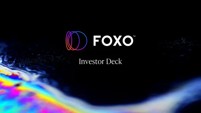 Foxo investment banking deck cover