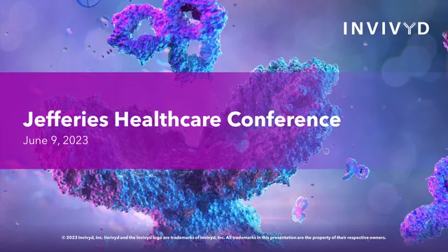Adagio Therapeutics — Jefferies Healthcare Conference investment banking deck cover
