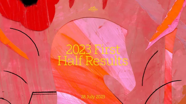 Hermes — 2023 First Half Results investment banking deck cover