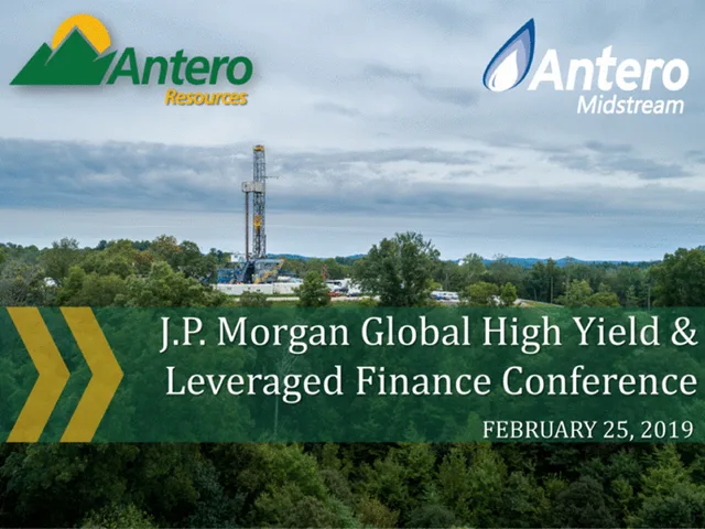 Antero Midstream Partners — J.P. Morgan Global High Yield & Leveraged Finance Conference investment banking deck cover