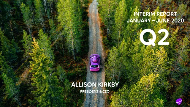 Telia Company — Interim Report January – June 2020 investment banking deck cover