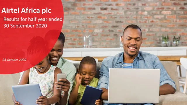 Airtel Africa — Airtel Africa plc investment banking deck cover