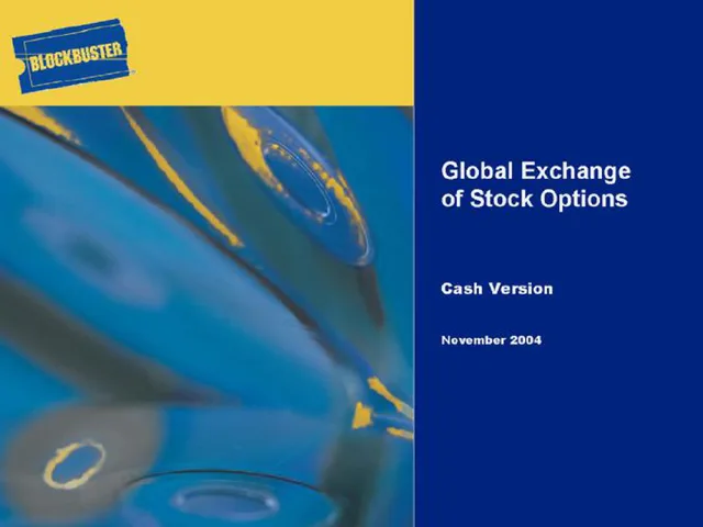 Blockbuster Video — Global Exchange of Stock Options investment banking deck cover