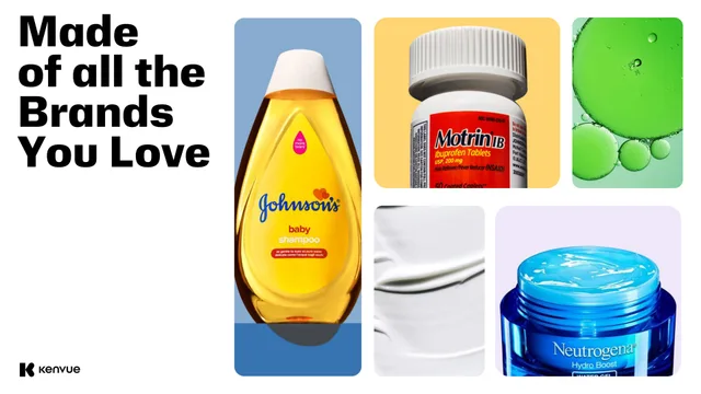 Kenvue — Made of all the Brands You Love investment banking deck cover