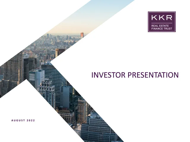 KKR Real Estate Finance Trust — Investor Presentation investment banking deck cover