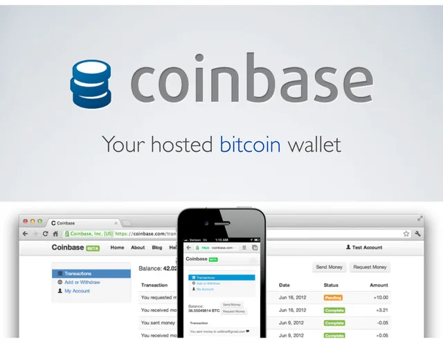 Coinbase investment banking deck cover