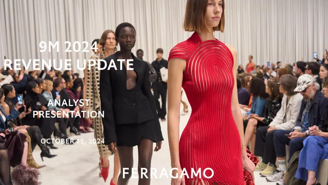 Salvatore Ferragamo — 9m 2024 Revenue Update investment banking deck cover