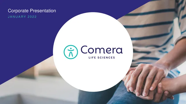 Comera — Corporate Presentation investment banking deck cover