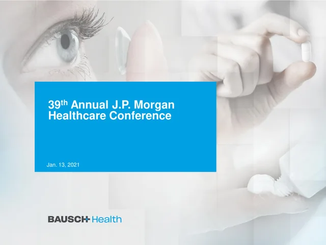 Bausch Health — 39th Annual J.P. Morgan Healthcare Conference investment banking deck cover