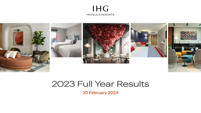 Ihg Hotels — 2023 Full Year Results investment banking deck cover