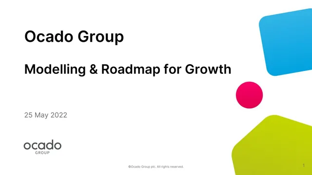 Ocado — Ocado Group investment banking deck cover