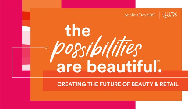 Ulta Beauty — Title Slide investment banking deck cover