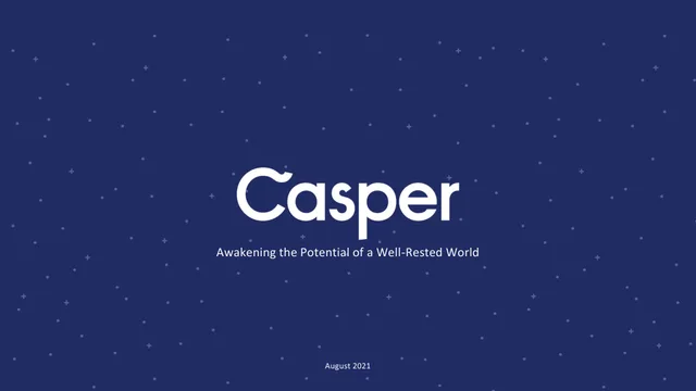 Casper investment banking deck cover
