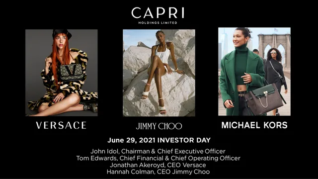 Capri Holdings — Capri Holdings Limited investment banking deck cover