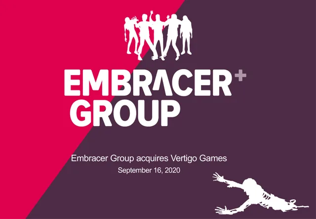 Embracer Group investment banking deck cover