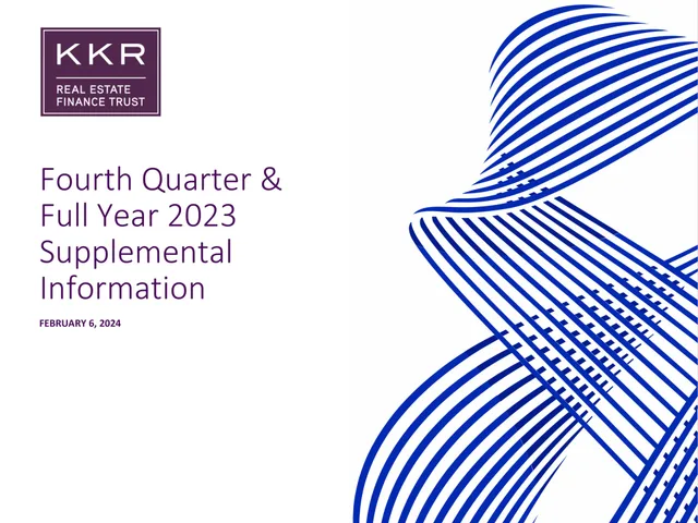 KKR Real Estate Finance Trust — Fourth Quarter & Full Year 2023 Supplemental Information investment banking deck cover