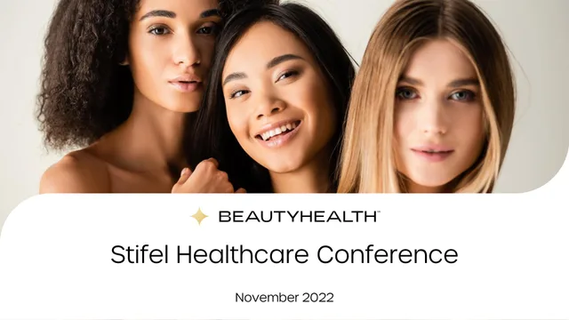 Hydrafacial — Stifel Healthcare Conference investment banking deck cover
