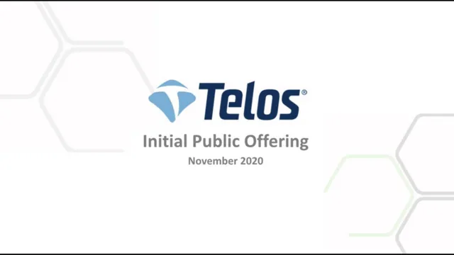 Telos investment banking deck cover