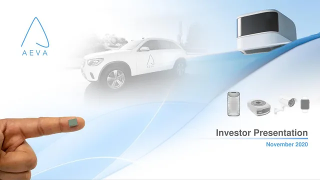 Aeva — Investor Presentation investment banking deck cover