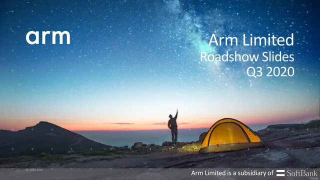 Arm — Arm Limited Roadshow Slides Q3 2020 deck cover