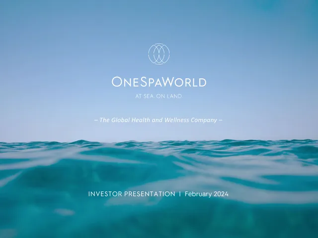 Onesspaworld — Onespaworld investment banking deck cover