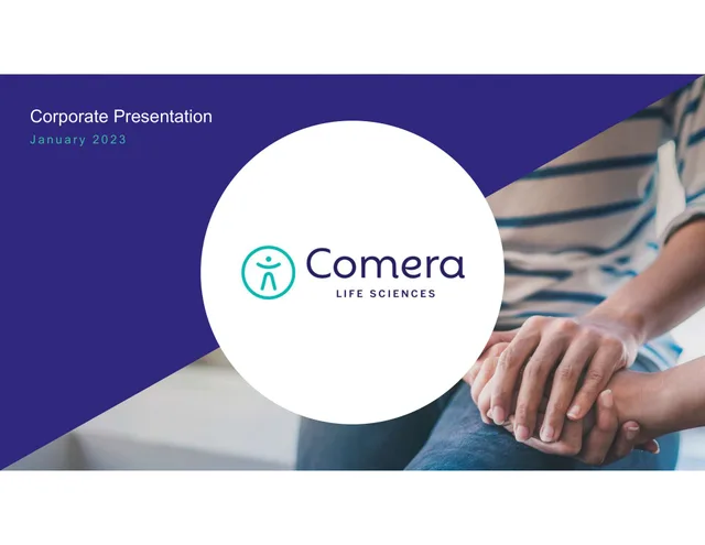 Comera — Corporate Presentation investment banking deck cover