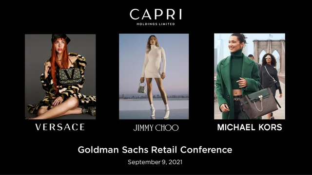 Capri Holdings — Capri Holdings Limited investment banking deck cover