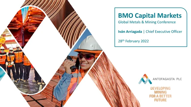 Antofagasta — BMO Capital Markets investment banking deck cover