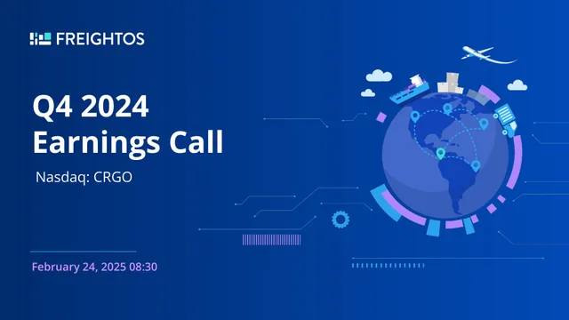 Freightos — Q4 2024 Earnings Call investment banking deck cover