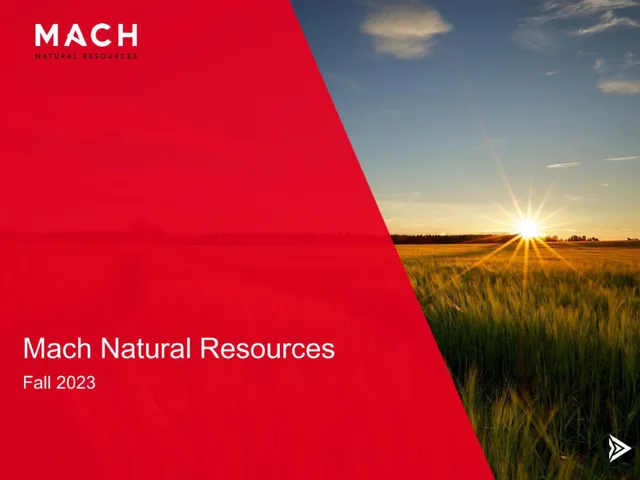 Mach Natural Resources investment banking deck cover