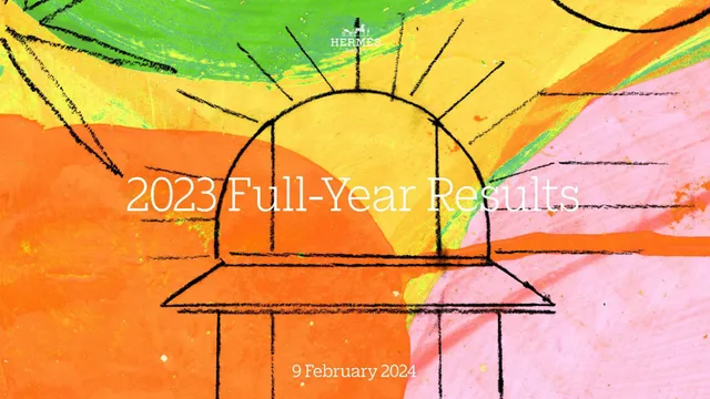 Hermes — 2023 Full-Year Results investment banking deck cover