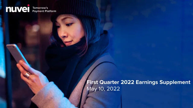 Nuvei — First Quarter 2022 Earnings Supplement investment banking deck cover