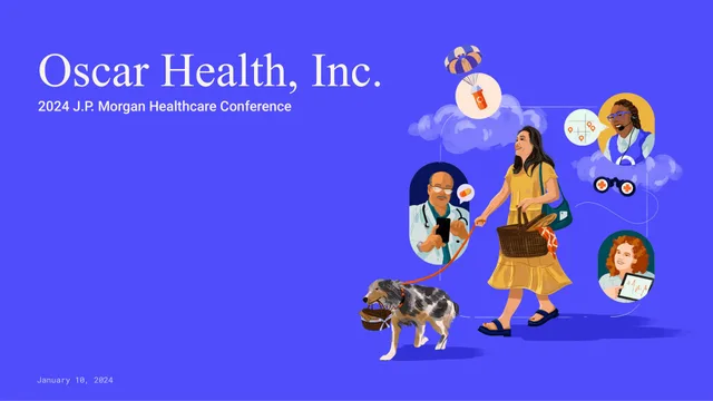 Oscar Health — Oscar Health, Inc. investment banking deck cover