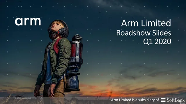 Arm — Arm Limited Roadshow Slides Q1 2020 investment banking deck cover