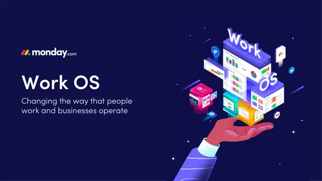 Monday Com — Work OS investment banking deck cover