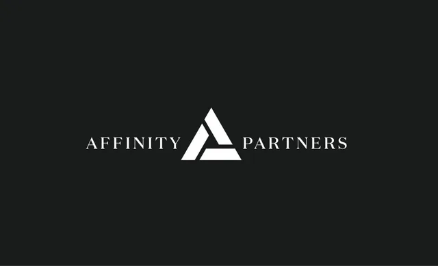 Affinity Partners — Title Slide investment banking deck cover