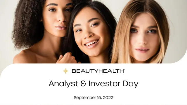 Hydrafacial — Analyst & Investor Day investment banking deck cover