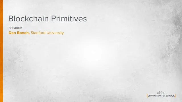 A16z — Blockchain Primitives investment banking deck cover