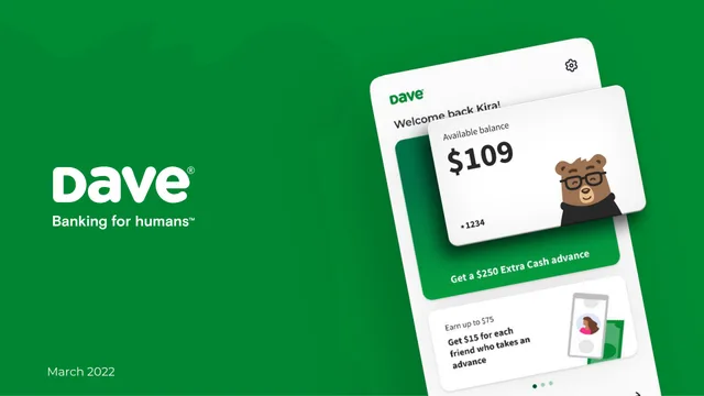 Dave — Cover Slide investment banking deck cover