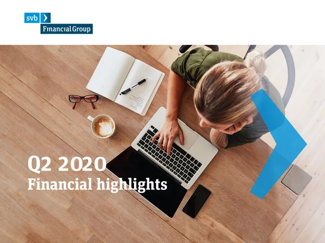 Silicon Valley Bank — Q2 2020 Financial highlights investment banking deck cover