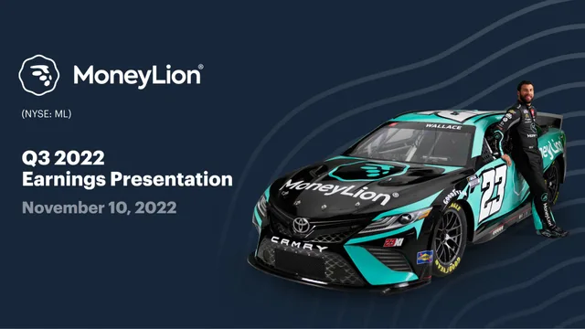 Moneylion — Q3 2022 Earnings Presentation investment banking deck cover