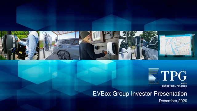 Evbox — EVBox Group Investor Presentation investment banking deck cover