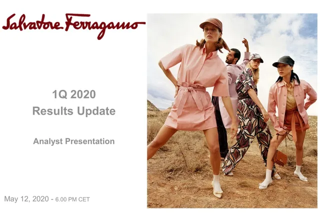 Salvatore Ferragamo — Presentation Cover Slide investment banking deck cover