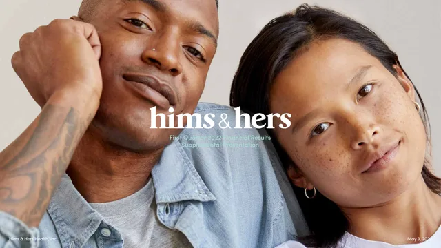 Hims Hers — hims & hers investment banking deck cover