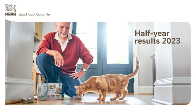 Nestle — Half-year results 2023 investment banking deck cover