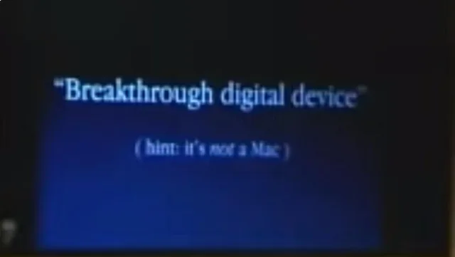 Apple — “Breakthrough digital device” investment banking deck cover