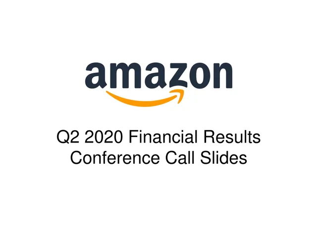 Amazon — Cover Slide investment banking deck cover