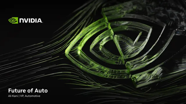 Nvidia — Future of Auto investment banking deck cover