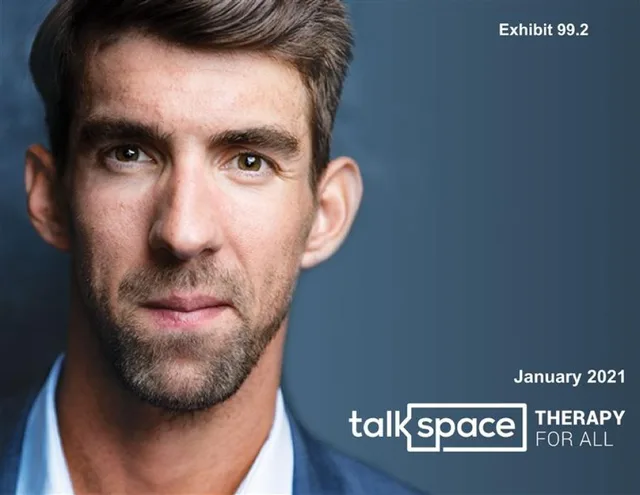 Talkspace — Cover Slide investment banking deck cover